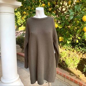 Sadie & Sage olive oversized Sweater Dress